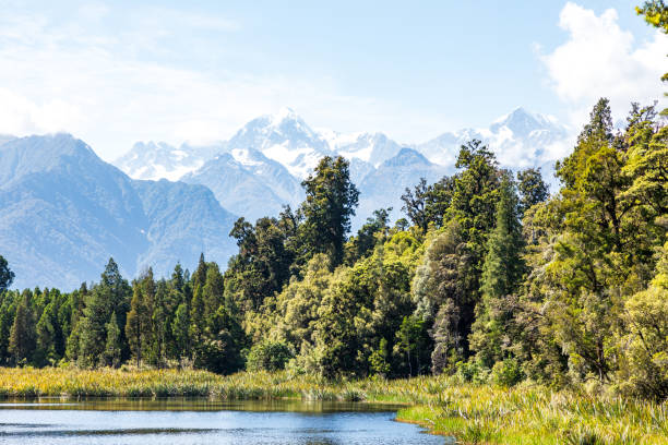 A famous attraction Lake Matheson area