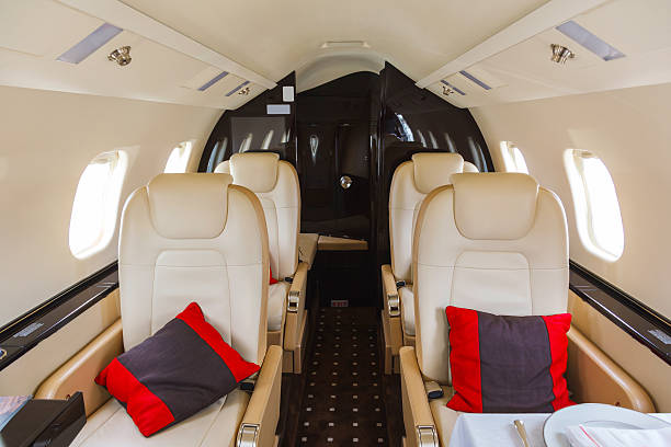 istock Luxury interior aircraft business aviation 179771322