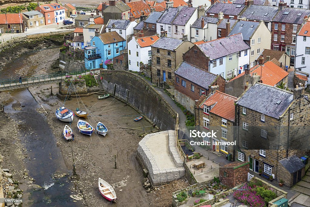 Staithes ヨークシャー England UK - イギリスのロイヤリティフリーストックフォト