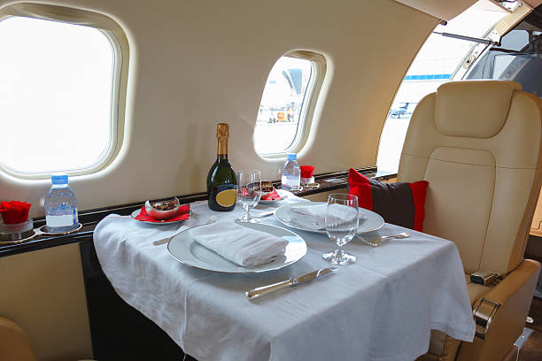 istock Luxury interior aircraft business aviation 179772803