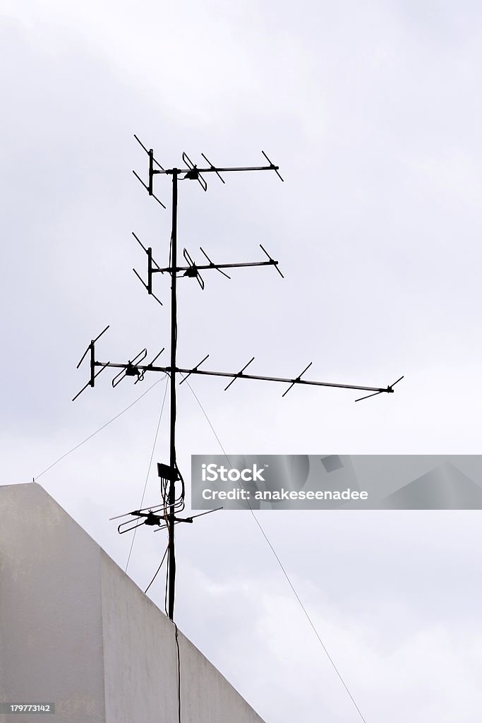 Antena de televisión - Foto de stock de Aire libre libre de derechos