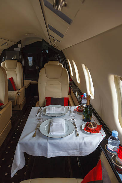 istock Luxury interior aircraft business aviation 179773437