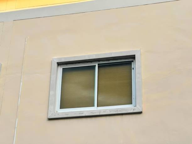 istock a window with a metal frame and a window. 1797743139