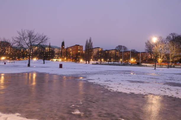 istock View of illuminated city during winter 1797770160