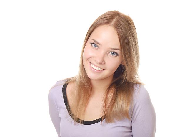Beautiful and cheerful young arabic brunette