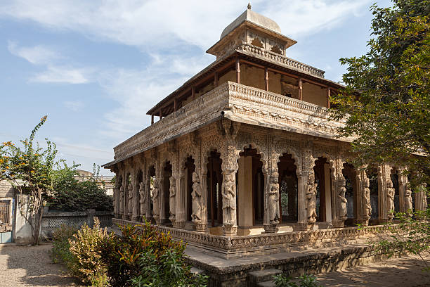 Vecchio Tempio di Porbandar, India - foto stock