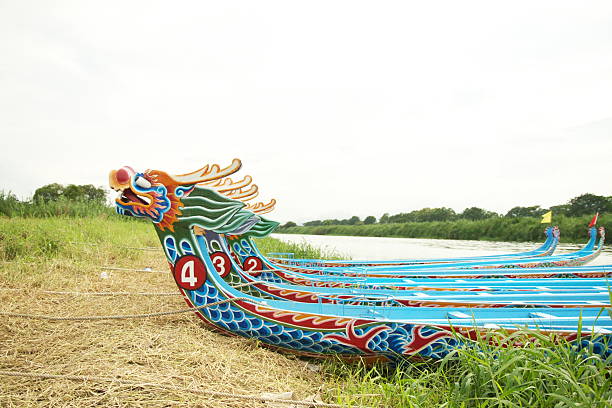 The dragon boat stock photo