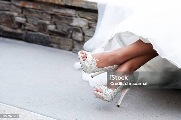 Foto de Casamento Sapatos De Salto Alto e mais fotos de stock de Sapato - Sapato, Casamento, Noiva