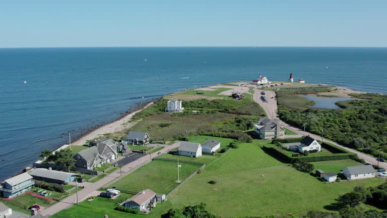 Point Judith Lighthouse in Narragansett, RI