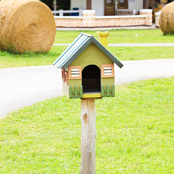 istock Beautiful bird house in a farm 179787533