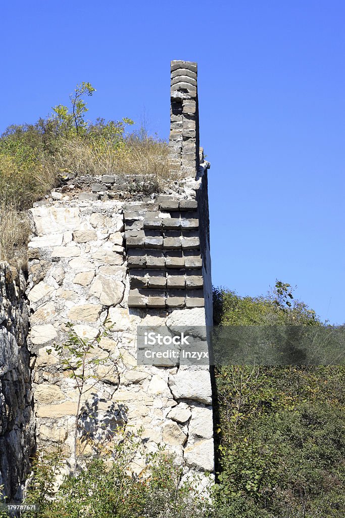 Ecología original de la Gran Muralla de paso - Foto de stock de Aire libre libre de derechos