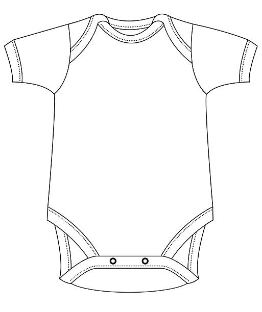 vorlage baby grow - babybekleidung stock-grafiken, -clipart, -cartoons und -symbole