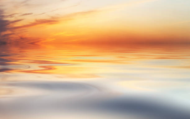 istock Sunset sky reflected in the water 1797926782
