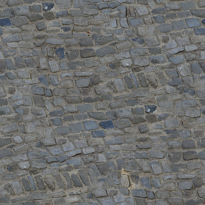 Paving stones diffuse or albedo texture map for 3d material creation. 8K, high resolution seamless floor texture., 3D illustration