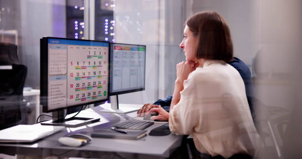 istock Efficient Business Schedule: A Gantt Report 1797950227