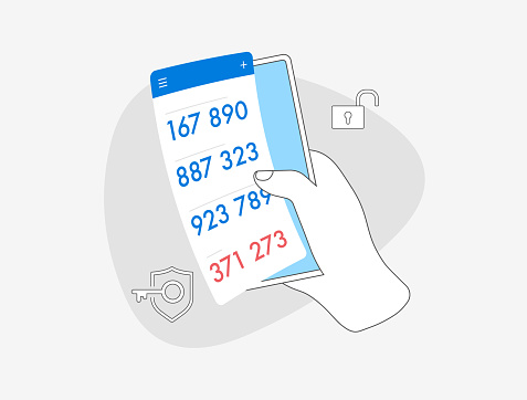 2fa Twofactor Authentication Two Step Verification Code With ...
