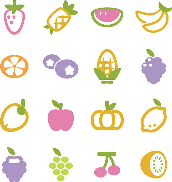 Vector illustration of Fruit Icon