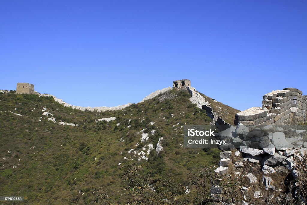 Originale ecologia della Grande Muraglia pass - Foto stock royalty-free di Ambientazione esterna