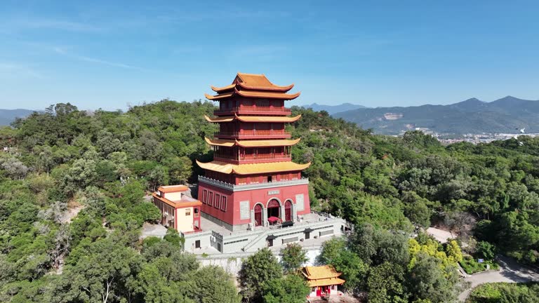 Appearance of ancient temple buildings