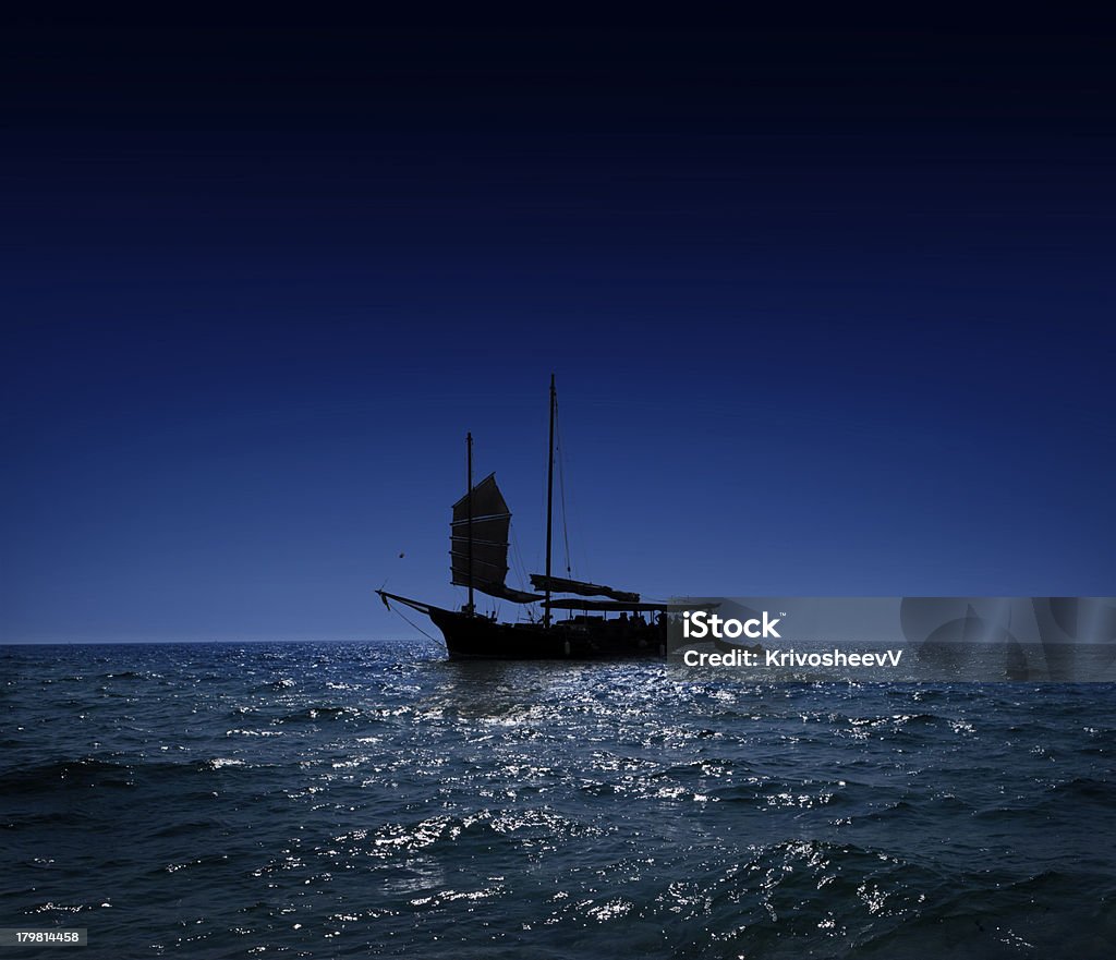 ocean night sea, the ocean as a natural background Animal Markings Stock Photo