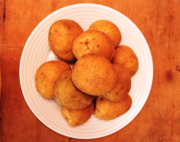 istock close up organic raw potatoes from top angle 1798166462