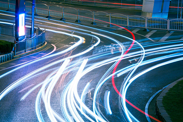 istock the light trails of city traffic 179817701
