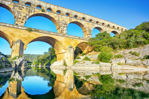 istock Pont du Gard over river Gardon, France 1798219204