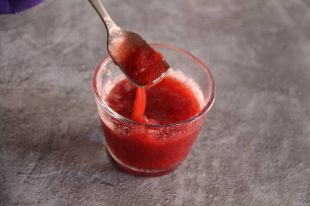 istock Strawberry jam and ice cream 1798240620