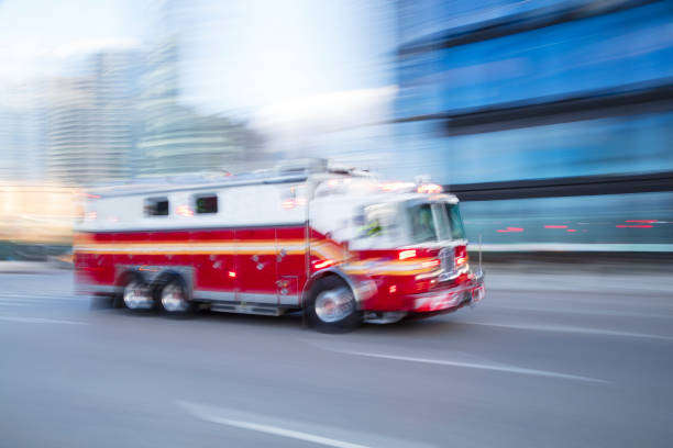 istock New York fire truck rushing 1798243488