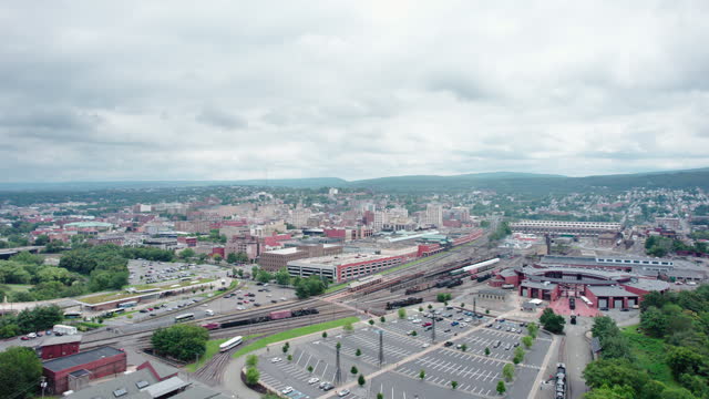 Drone View of Scranton, PA