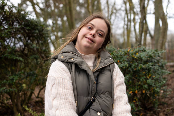 istock Young Woman who Has Down Syndrome 1798329747