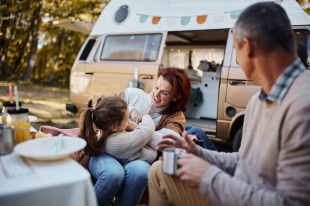 istock Fun on picnic at trailer park! 1798356412