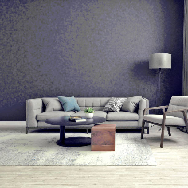 istock 3d render. Modern living room interior scene. 1798434271