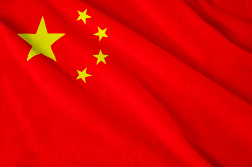 Chinese flag background