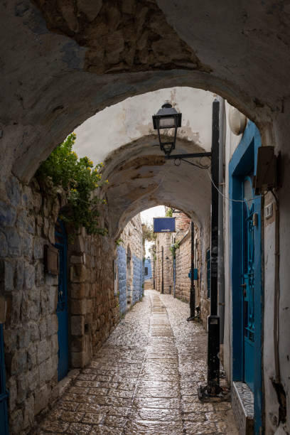 istock Ancient covered alleyway in Safed, Israel 1798452391