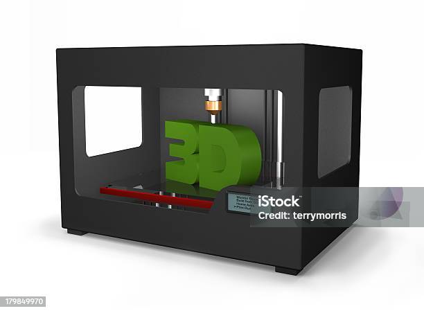 3 D Drucker Stockfoto und mehr Bilder von 3D-Druck - 3D-Druck, Computerausdruck, Design