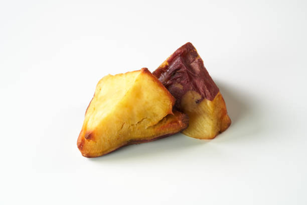 istock Bite-sized Japanese sweet potato on white background 1798529192