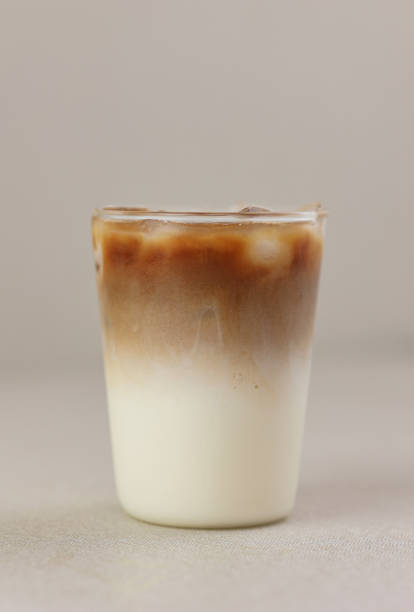 istock Iced Coffee Latte on Cream Background 1798547547