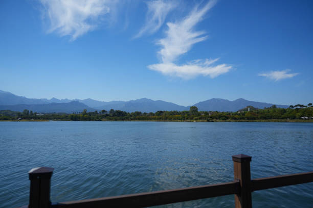 istock lake and mountain in korea 1798572382