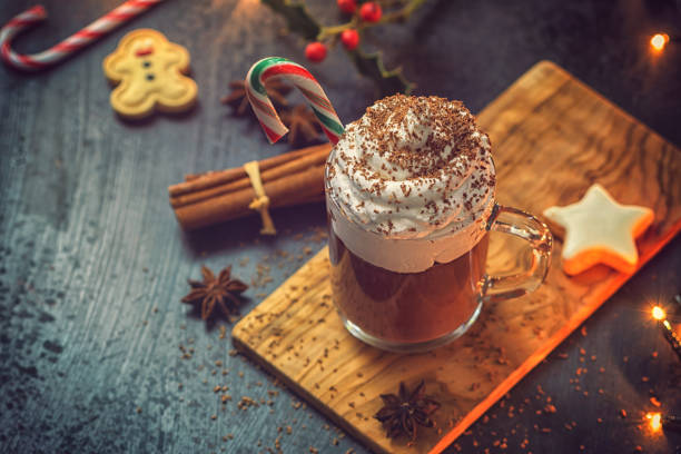 istock Homemade hot chocolate with whipped cream 1798577024