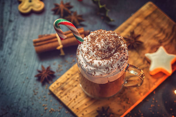 istock Homemade hot chocolate with whipped cream 1798577045