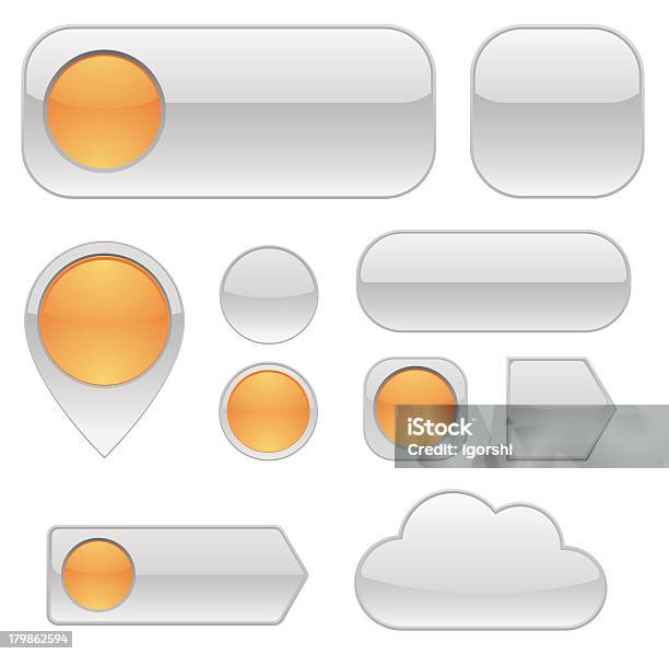Web Przyciski Elementy Design - Stockowe grafiki wektorowe i więcej obrazów Bańka - Bańka, Bez ludzi, Element projektu