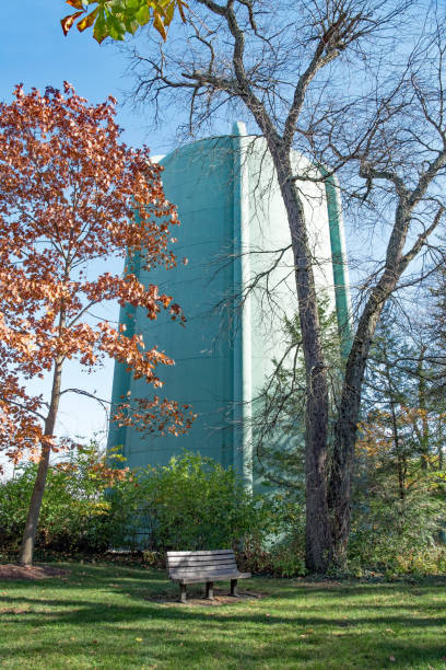 istock Vintage Water Tower in Morning Sunlight 1798655063