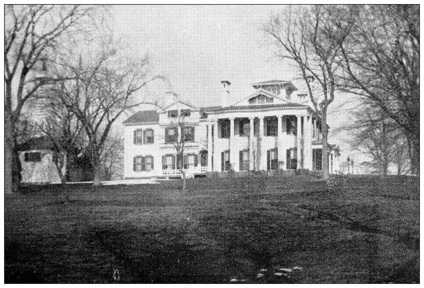 istock Antique image of Hampden County, Massachusetts: Springfield, Residence of H.S. Dickinson 1798664276