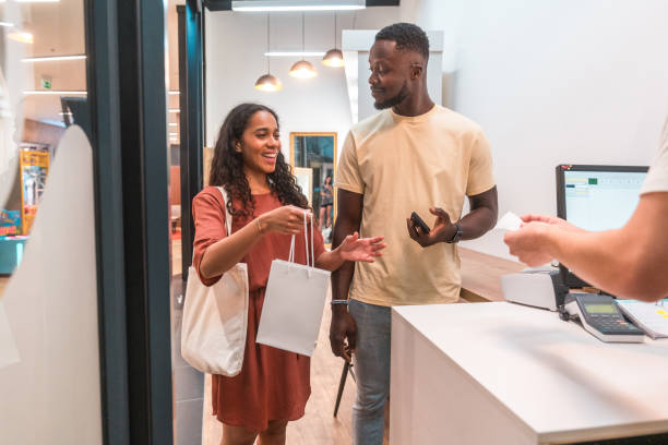 istock Completing the Purchase at Jewelry Store 1798669753
