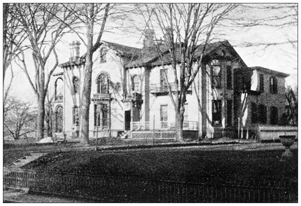 istock Antique image of Hampden County, Massachusetts: Springfield, 