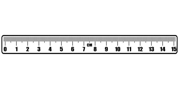 Ruler scale measure. Vector icon length measurement scale chart. Centimetre  illustration. Ruler scale measure. Vector icon length measurement scale chart. Centimetre  illustration. centimetre stock illustrations