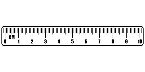 Ruler scale measure. Vector icon length measurement scale chart. Centimetre  illustration. Ruler scale measure. Vector icon length measurement scale chart. Centimetre  illustration. centimetre stock illustrations