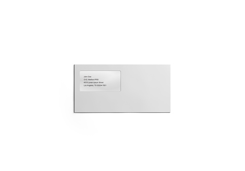 Stationery template black and white items on white background with soft shadows