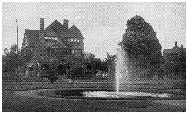 Antique image of Hampden County, Massachusetts: Springfield, Highland Park